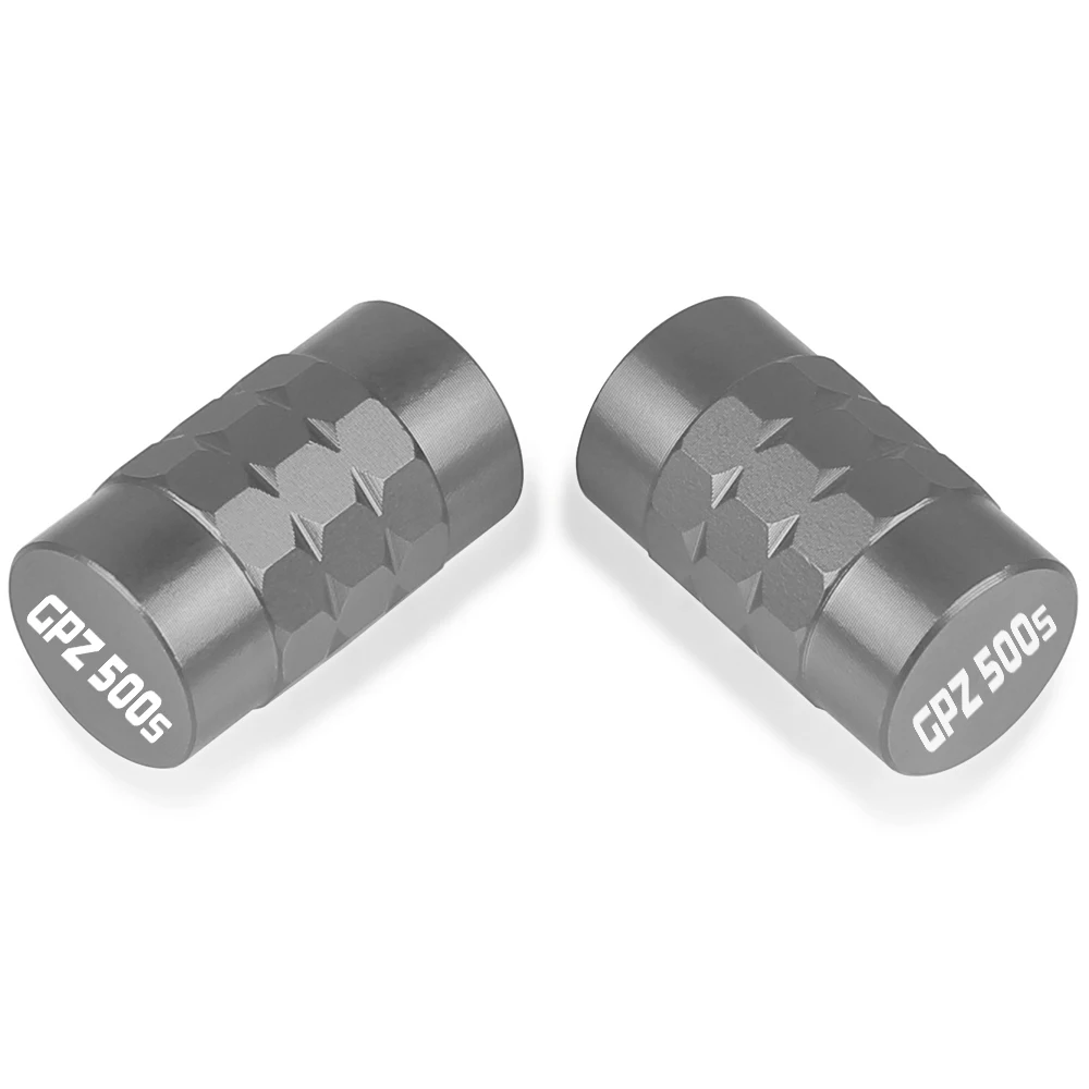 

with Logo "GPZ500S" For KAWASAKI GPZ500S Moto Accessorie Wheel Tire Valve stem caps Cover Air Aluminum Valve Caps Stem Cover