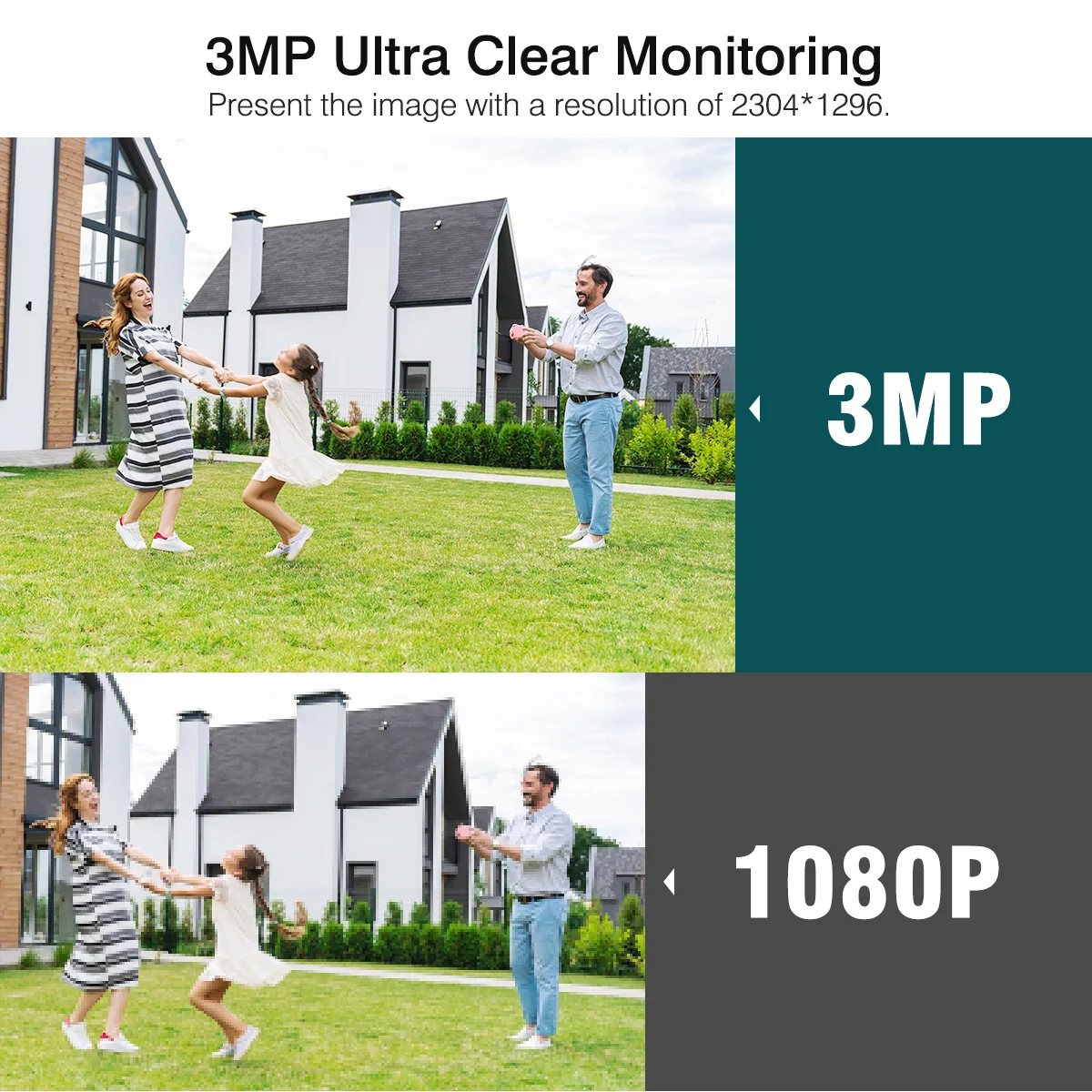 

Floureon 8CH WiFi NVR Wireless Security Camera System 8-Channel NVR 4PCS 3MP Bullet Cameras Motion Detection Alert Plug And Play