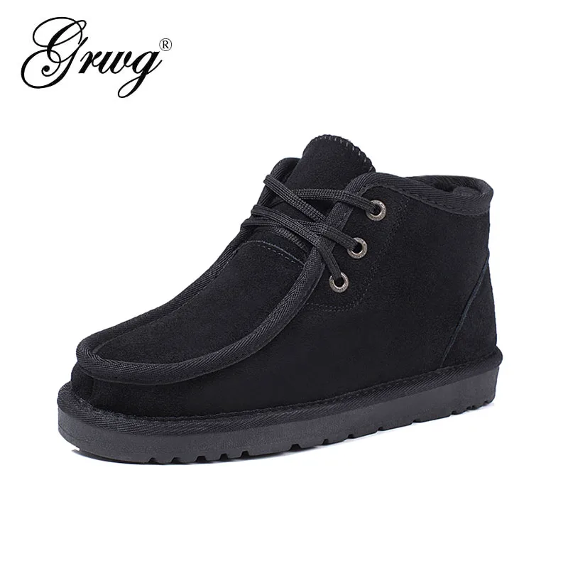 Лидер продаж Новинка Модные классические зимние сапоги из натуральной воловьей