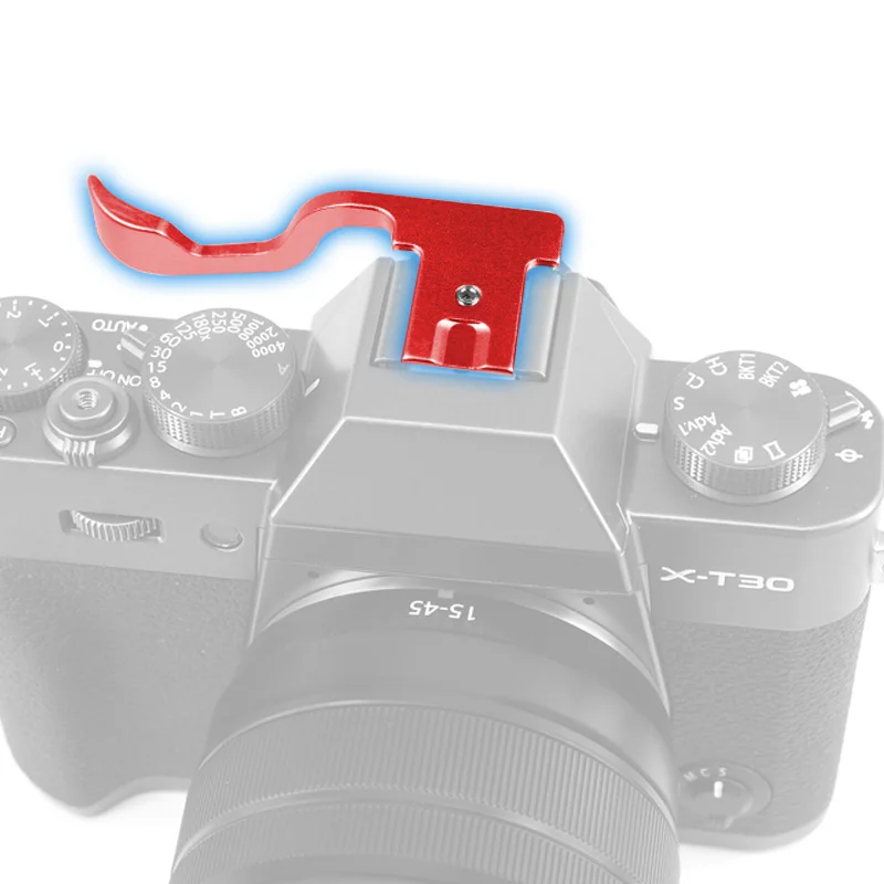 BGNing Алюминиевый Чехол для горячего башмака с большим пальцем Fuji XT 10 XT20 XT3 XT2 X T1 T2