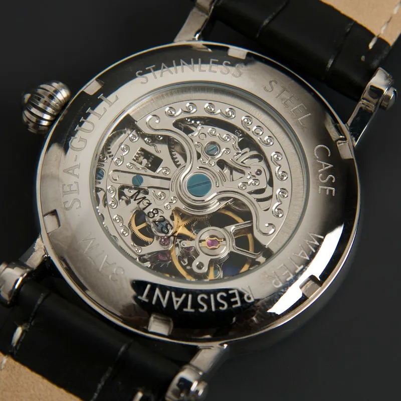 2019 автоматические механические мужские часы персональные полые Чайка M182SK Move