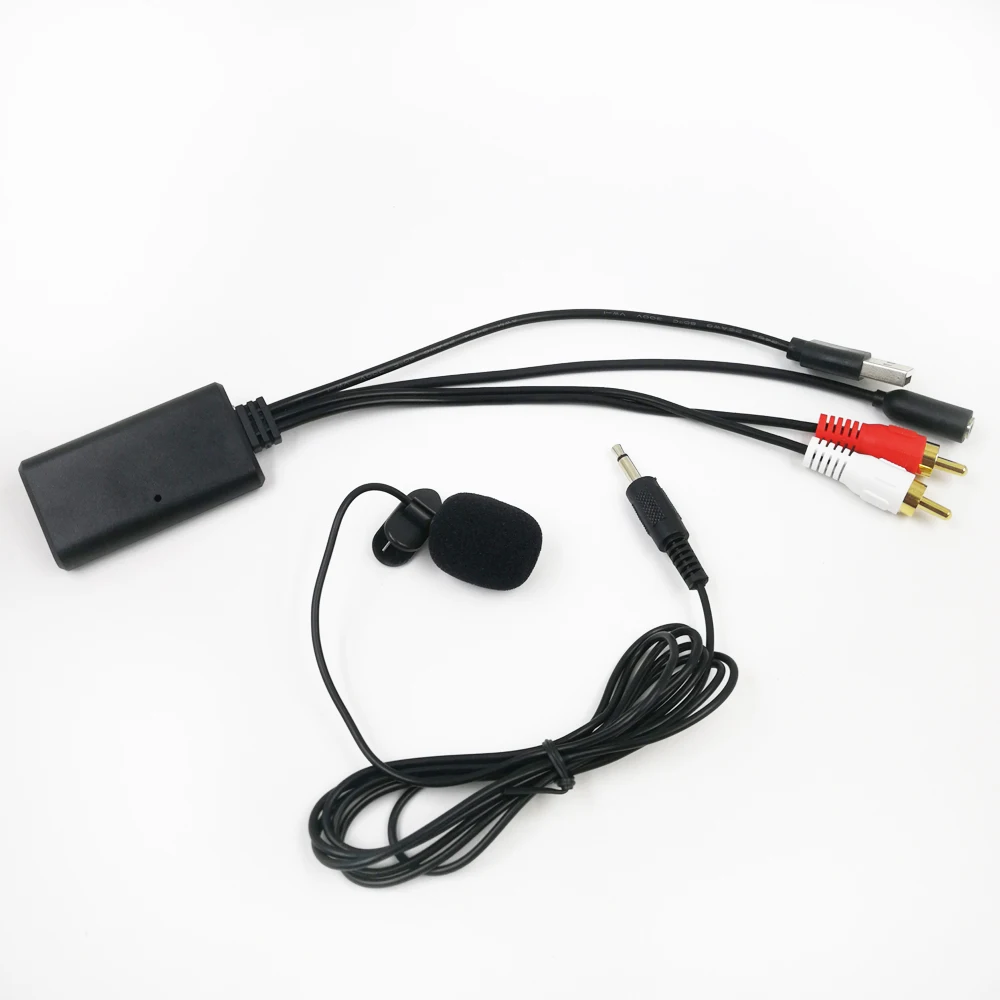 Biurlink DIY Car CD DVD Microphone Bluetooth Device RCA USB Phone Call Handsfree For Toyota Corolla RAV4 Highlander Pioneer | Автомобили и