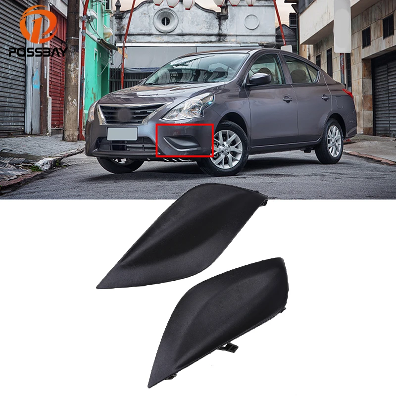Черный противотуманный светильник posbay крышка лампы для Nissan Versa Sedan(B17) 2015 2016 2017 2018