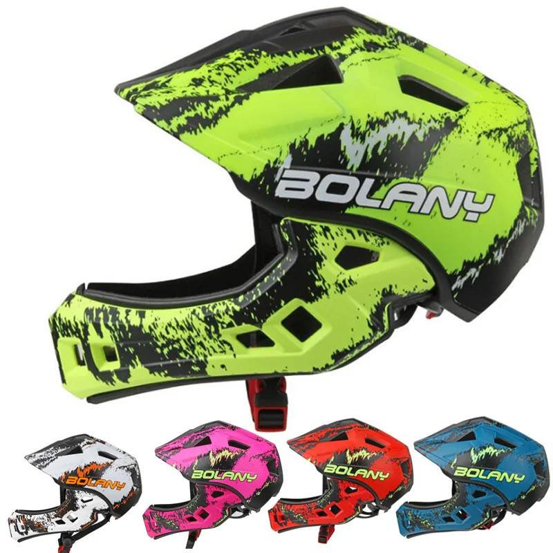 Детский шлем с полным покрытием для детей от 2 до 10 лет детский лицевым съемный