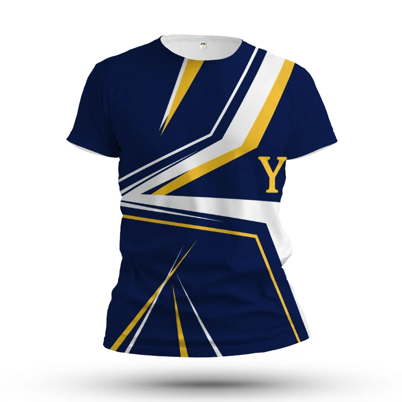 

Fashion Sports Brand New Summer Stripe Design Men's T-shirt Oversized Short-sleeved Fitness Daily Street Casual Wear