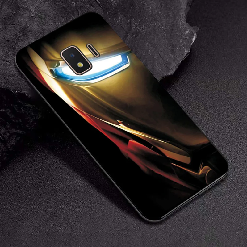 TPUBLK631 Чехол для телефона Marvel Железный человек для samsung Galaxy J2 J4 Core, черный чехол из ТПУ для samsung J4 J6 Plus чехол J5 J7 Prime - Цвет: TPUBLK631