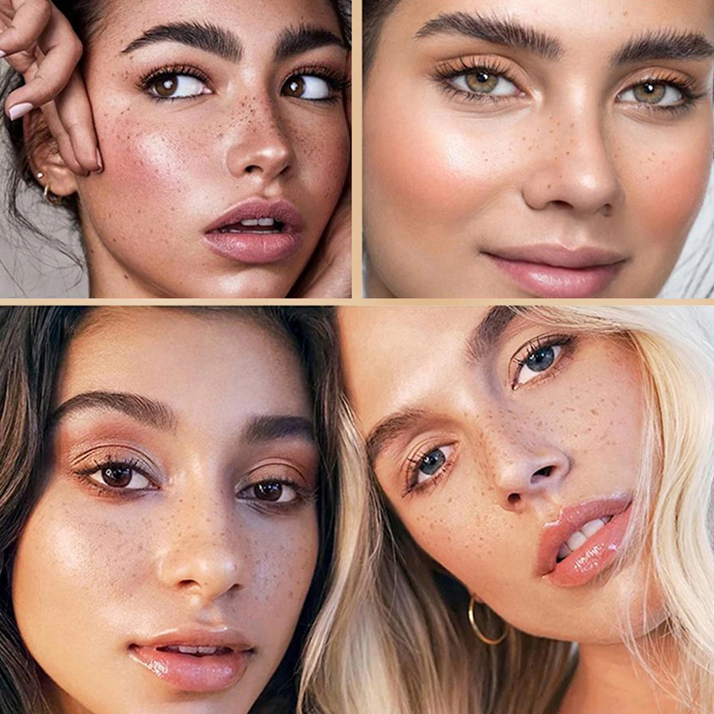 

Freckle Pen Soft Brown Natural Lifelike Freckle Pen Waterproof Makeup Dot Spot Pen Long Duration Charming freckles Makeup Tools