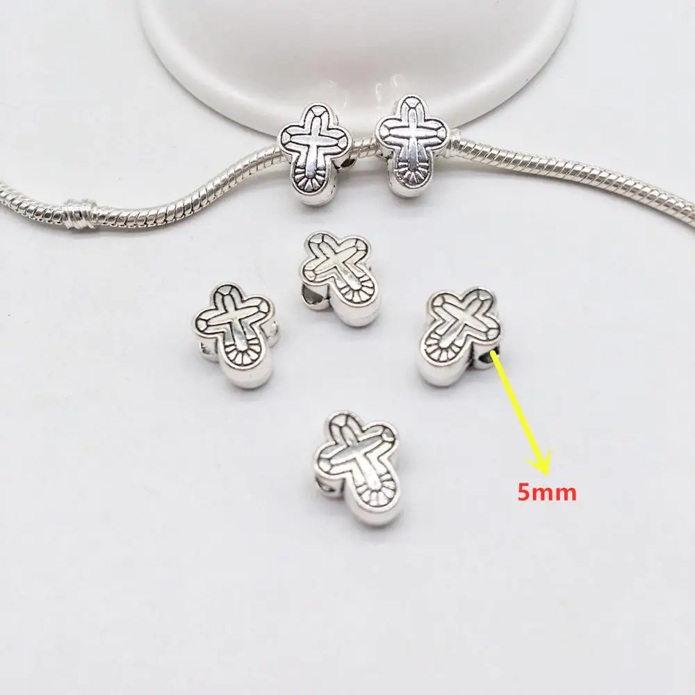 Бусины в стиле ретро с большим отверстием размеры: 14х9х6 5 мм аксессуары