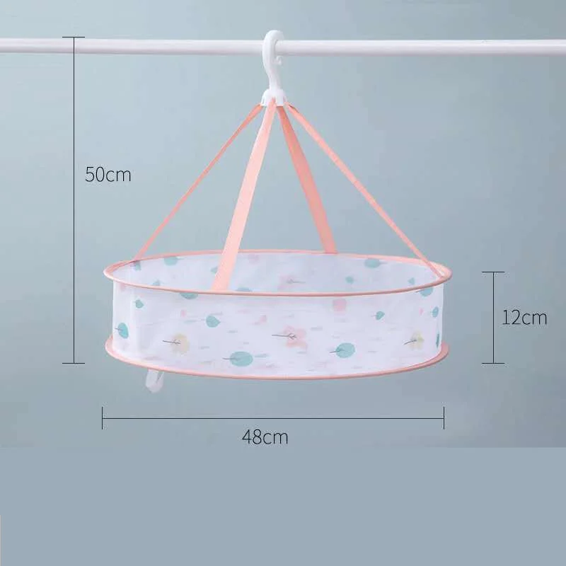 

Home Clothes Drying Net For Balcony Collapsible Socks/Underwear Drying Artifact Drying Net Coarse Mesh Clothes Basket