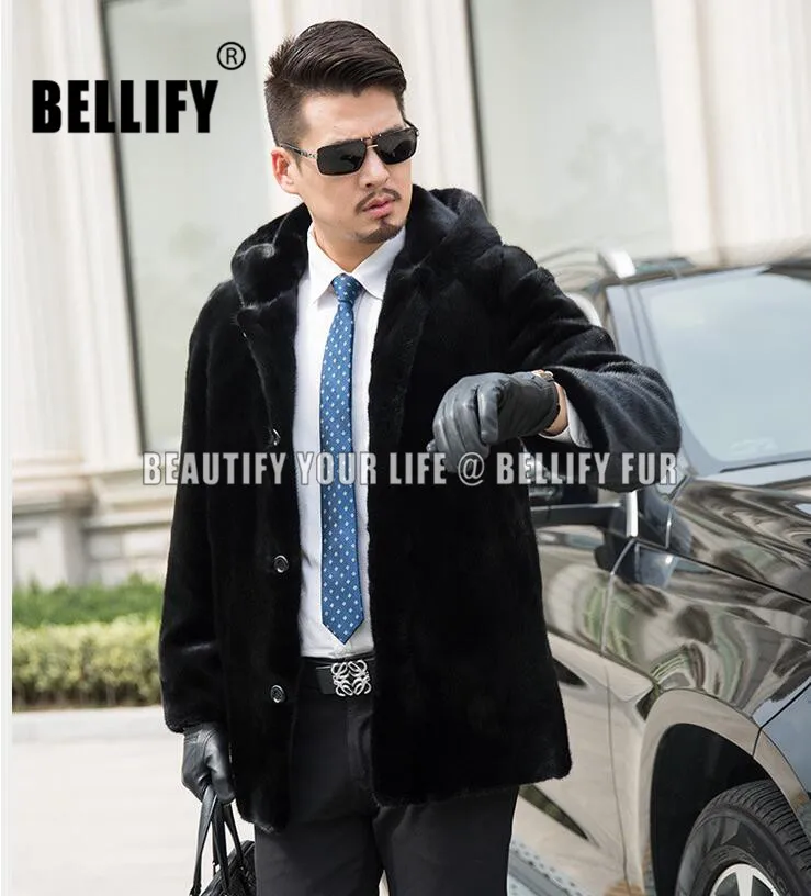 Роскошные мужские тренчи в деловом стиле оптовая продажа из натурального меха