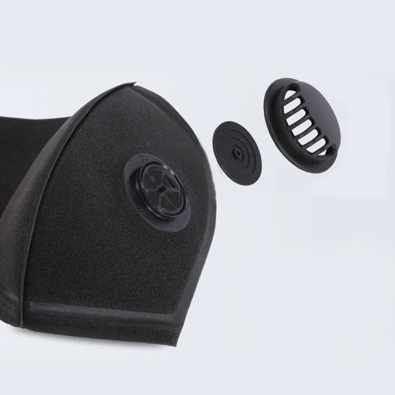 PM2.5 Очищающая воздух маска для рта Муфельная Углеродный фильтр Пылезащитная