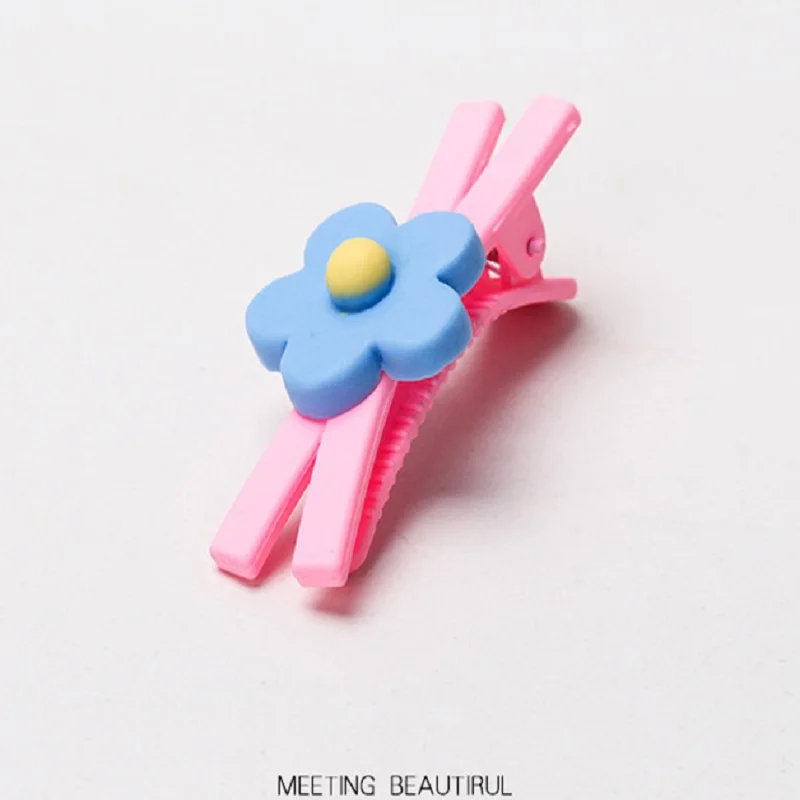 7 шт./лот х-образные заколки карамельный цвет цветок для волос красивый довольно