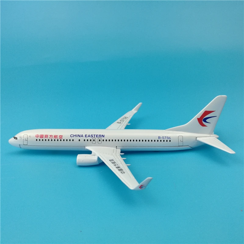Самолет авиационный 16 см China East Airlines Боинг 737 B737 дыхательный аппарат из