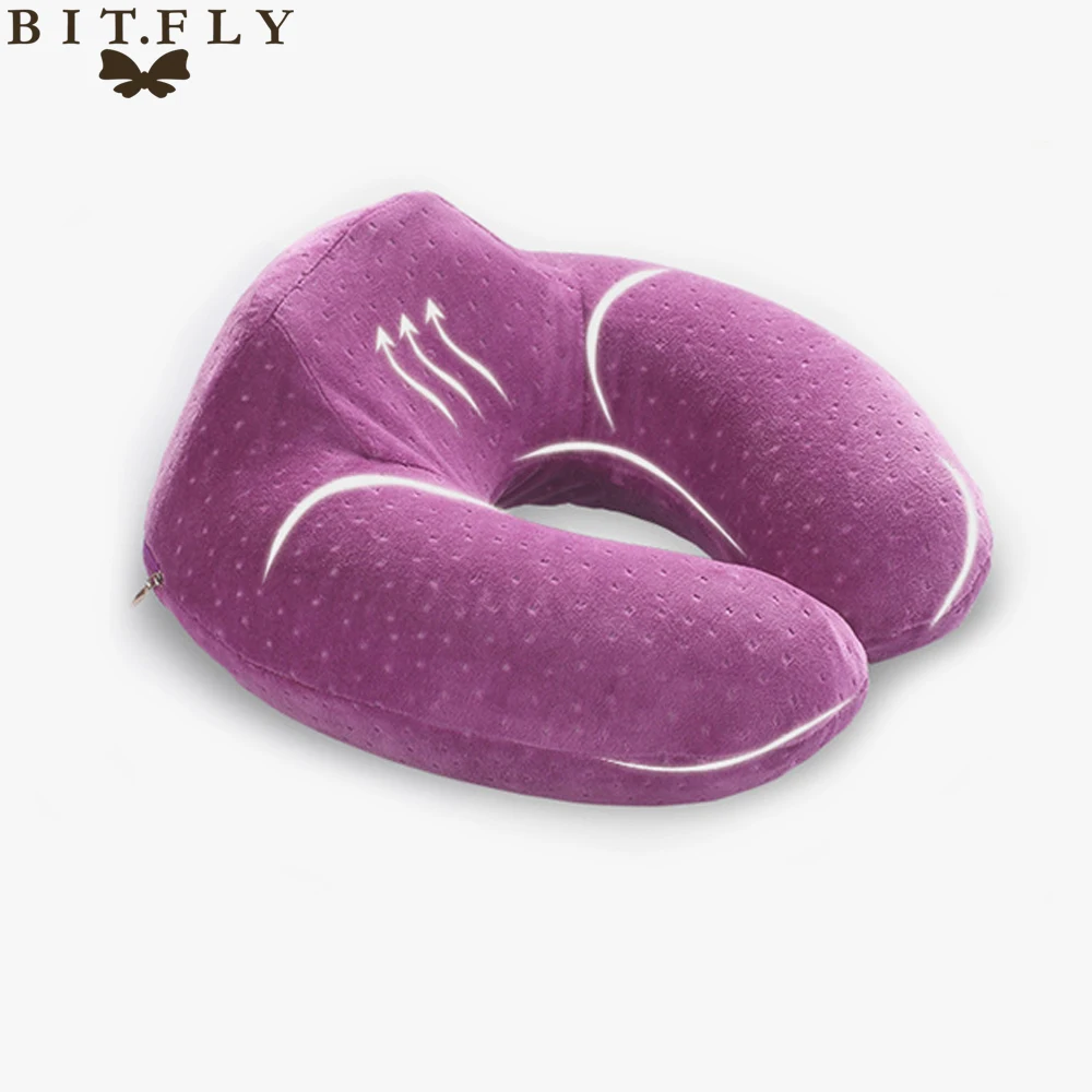 U образная подушка для шеи дорожная с эффектом памяти аксессуары здоровья