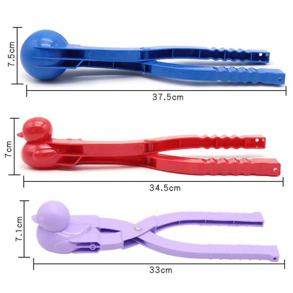 

Winter Outdoor Sports Plastic Snowball Clip Maker Mold Tool Children Play Toy Ice Ball Shaping Tool Skin-friendly Funny Mold