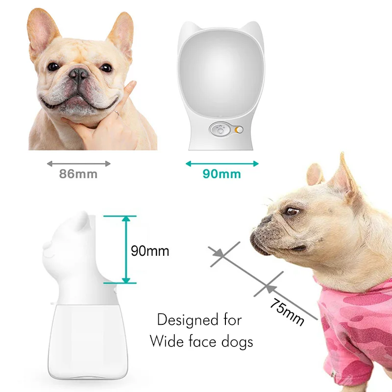 Portable Dog Water Bottle For Small Large Dogs Outdoor Travel Pet Drinking Bowl Cat Drinker Feeder Dispenser Product | Дом и сад
