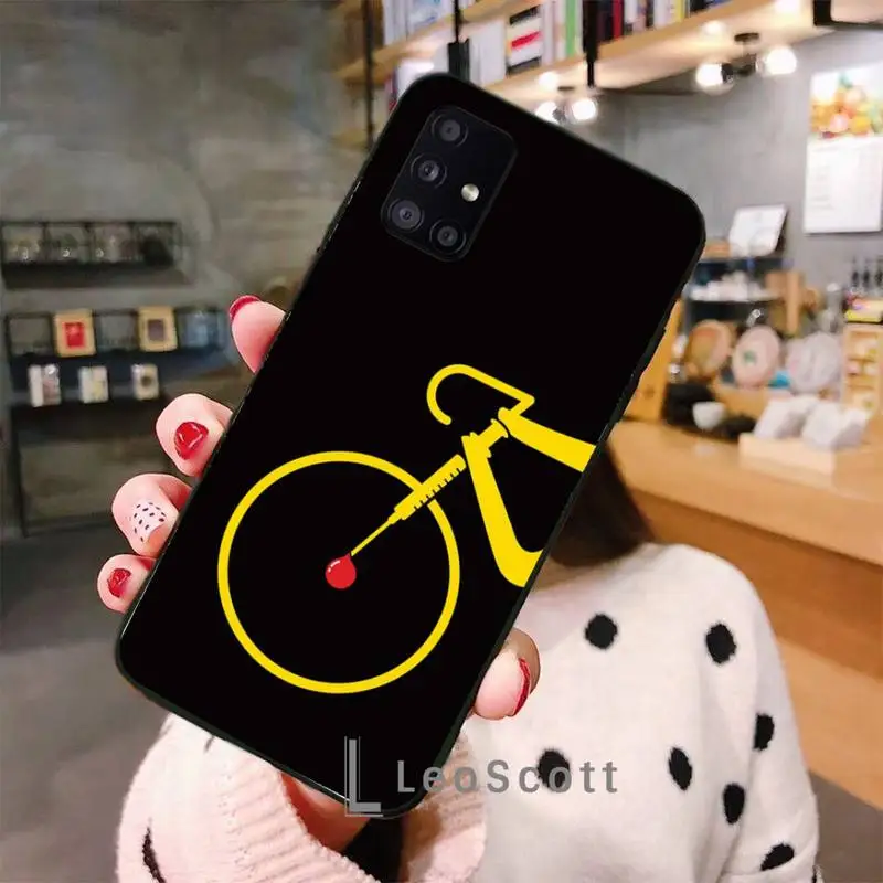 

Bike sport love Bicycles free color Phone Case For Samsung A32 A51 A52 A71 A50 A12 A21S S10 S20 S21 Plus Fe Ultra