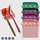 Лидер продаж, подставка для кухонной утвари, кухонный органайзер и хранилище с подставкой для капель, держатели для ложек, нескользящая подставка, удобные кухонные аксессуары