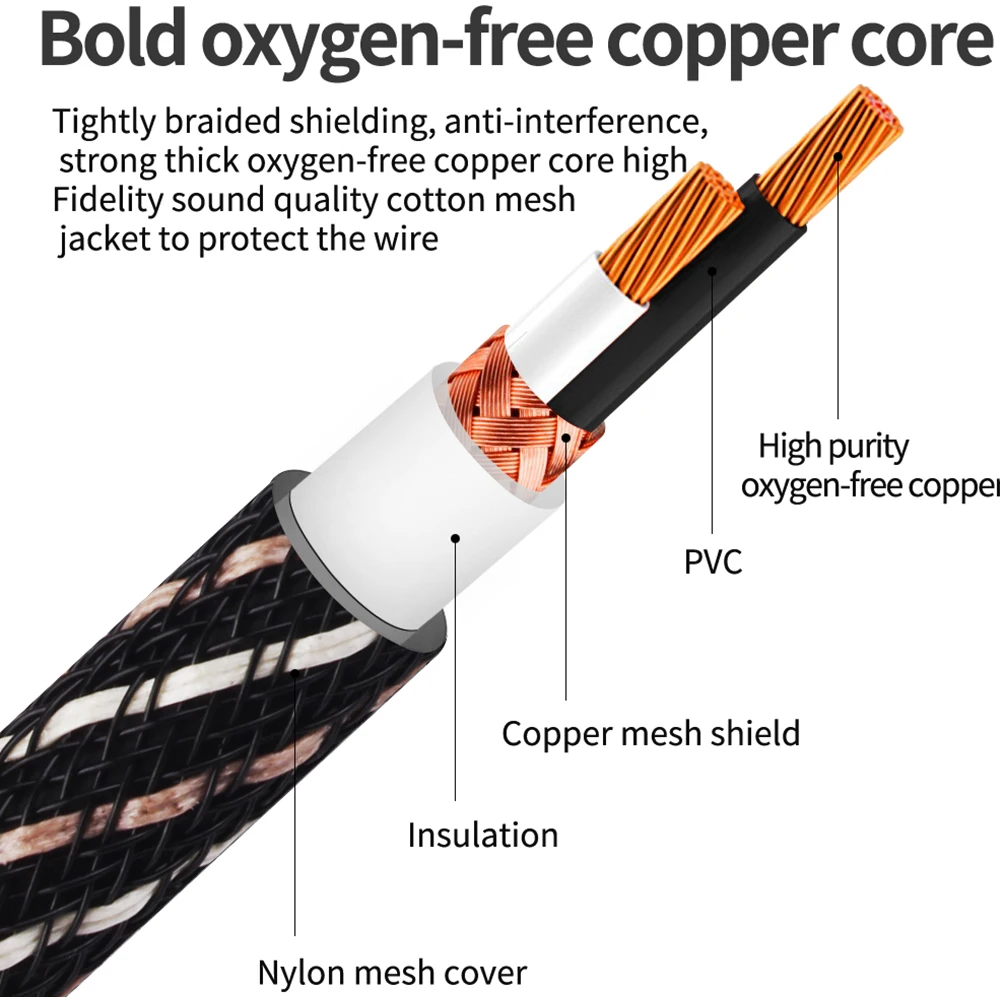 yyaudio hifi stereo pair rca cable high performance premium hi fi audio 2rca to 2rca interconnect cable free global shipping