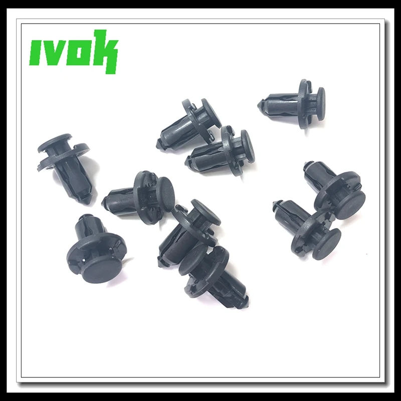 5Pcs Пластиковые крепежные детали фиксатор крыла нажимные заклёпки для HONDA Element Fit Mitsubishi Outlander галантное затенение MR200300 - Название цвета: 5Pcs