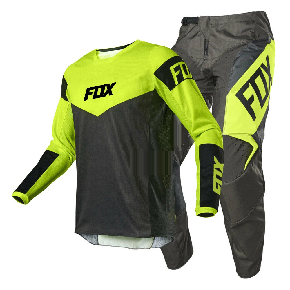 

New 2021 180/360 Fox motocross gear set motorcycle jersey and pants MTB MX Off Road racing suit Mountain Bicycle flexair Combos