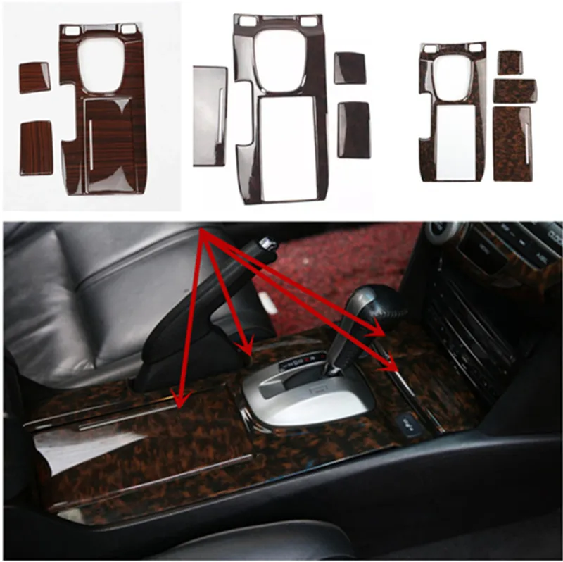 4 шт./лот декоративная крышка из АБС-углеродного волокна или деревянной зубчатой