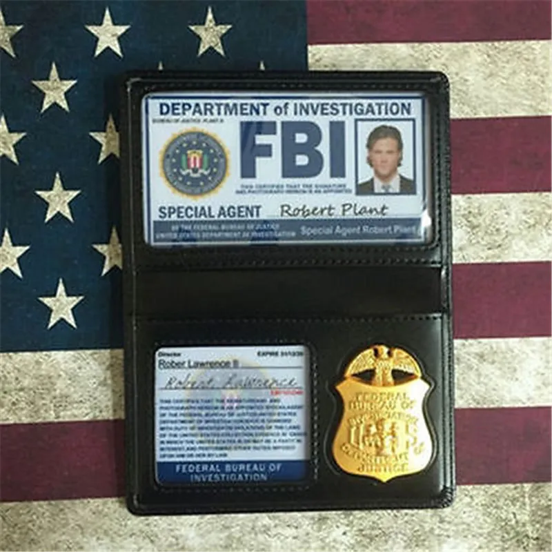 Сверхъестественные FBI Дин Сэм Винчестер металлический держатель карточек ID карты бумажник Хэллоуин косплей реквизит аксессуары рождественские подарки