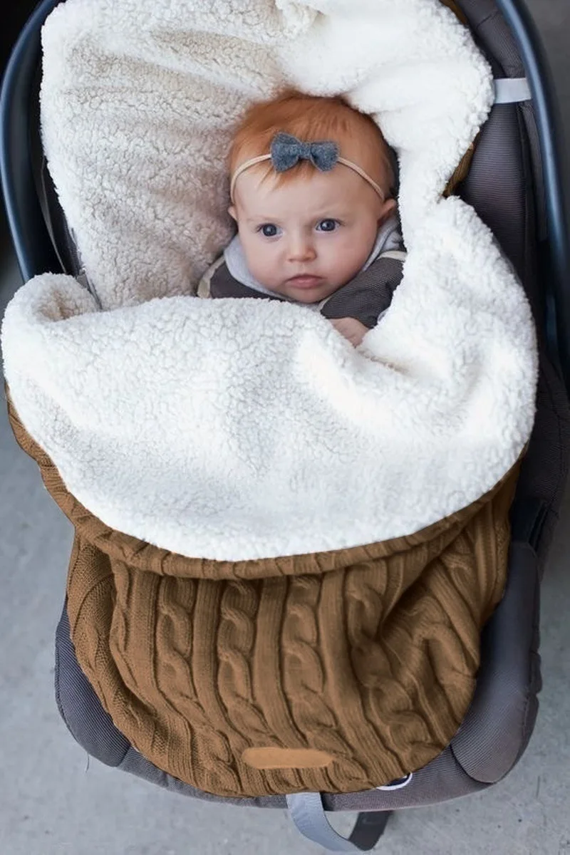 

Newborn 0-12 Months Boys Girls Sleeping Bag Baby Blanket For Bedding Stroller Super Soft Warm Infant Swaddle Wrap Manta Bebes