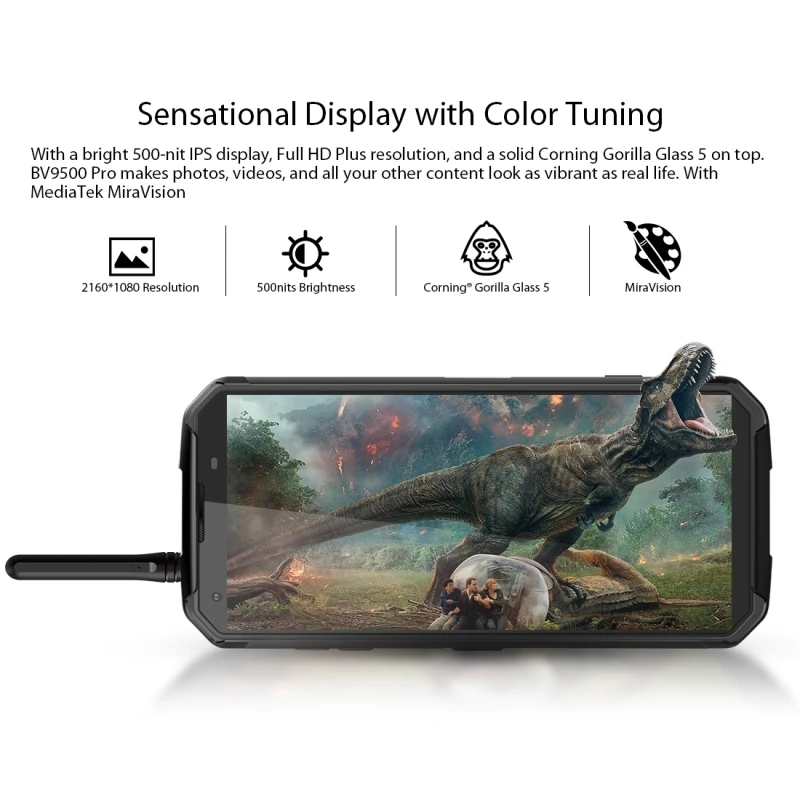 Blackview BV9500 Pro IP68 водонепроницаемый прочный смартфон 6 ГБ+ 128 Гб 5," Восьмиядерный рация 10000 мАч отпечаток пальца телефон nfc
