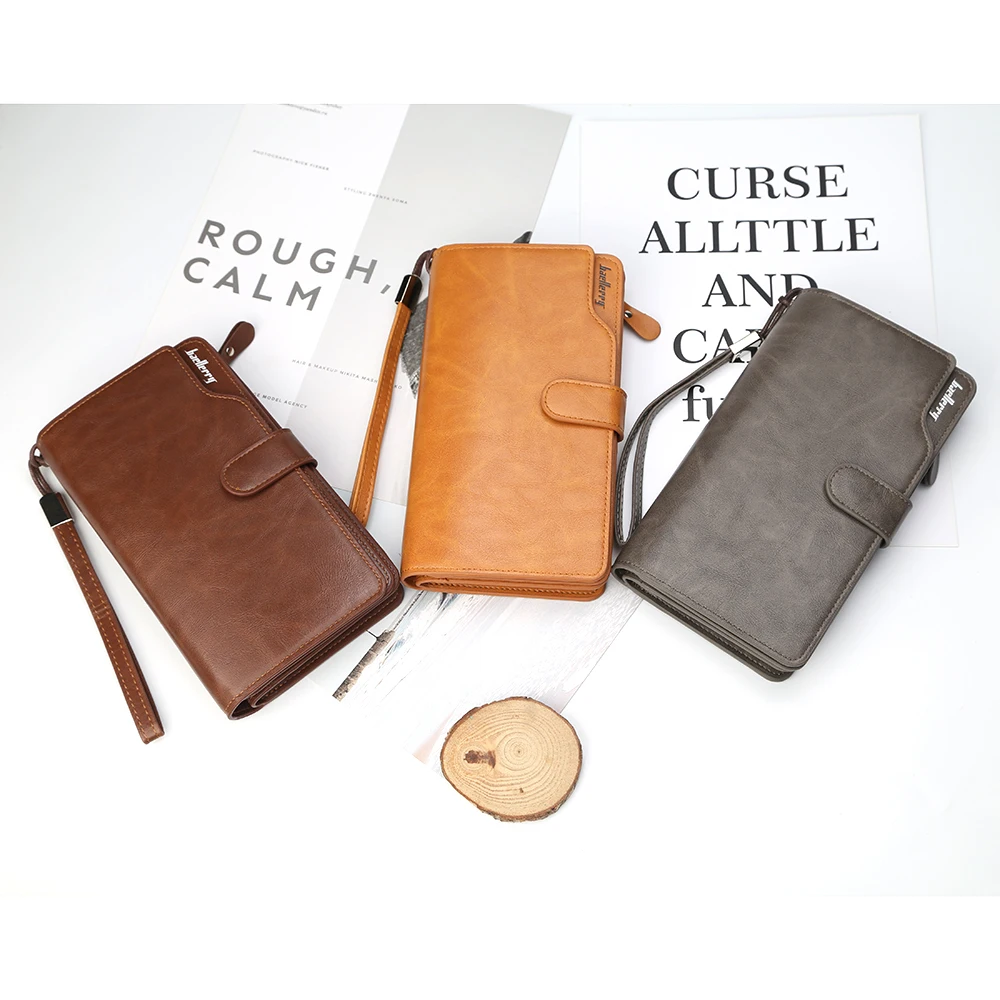 Мужской кошелек сумка на молнии 30-процентный большой объем деловые Стандартные