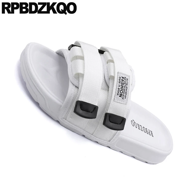 Дизайнерские летние сандалии на ремешке большие красные мужские сетчатые туфли