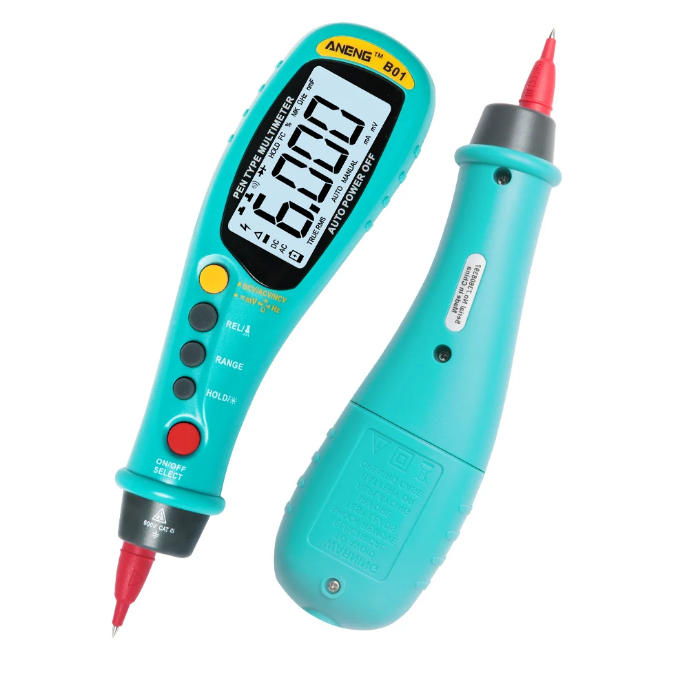 

B01 Digital Multimeter Pen Type Tool 6000 Counts Capacitor Tester Testers Be True Transistor Tester Smd Digital Meter ANENG