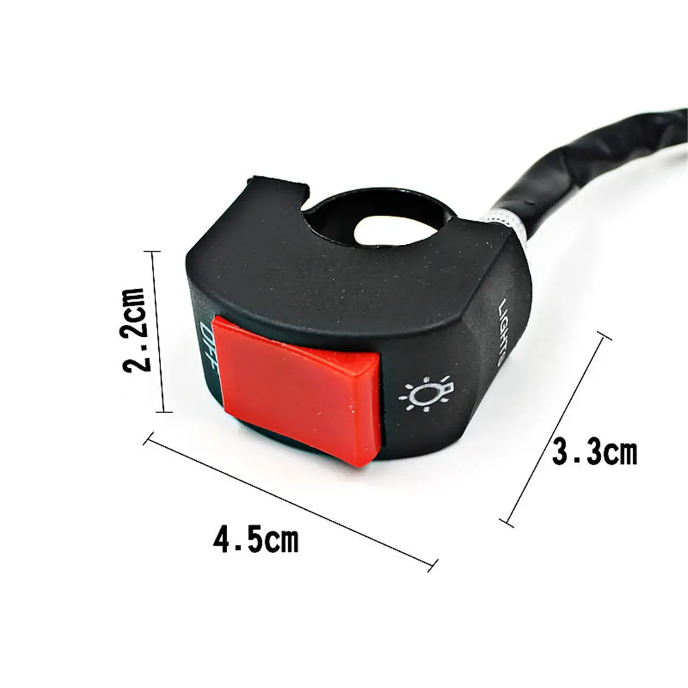 Универсальный выключатель питания на руль мотоцикла кнопка