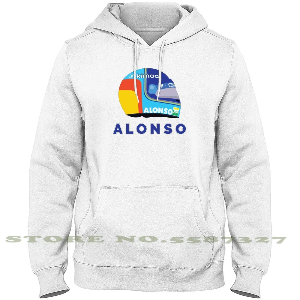 

Fernando Alonso 2018 Helmet Hoodies Sweatshirt For Men Women Fernando Alonso F1 Formula 1 Mclaren Renault Kimoa Constructor