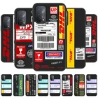 DHL этикетка чехол для Oppo A94 A93 A92S A91 A83 A31 A79 A73 A72 A71 A5S A59 A53 A52 A5 A9 2020 чехол для телефона чехол F3 F7 F9 F17 F19 Pro Чехол Мягкий