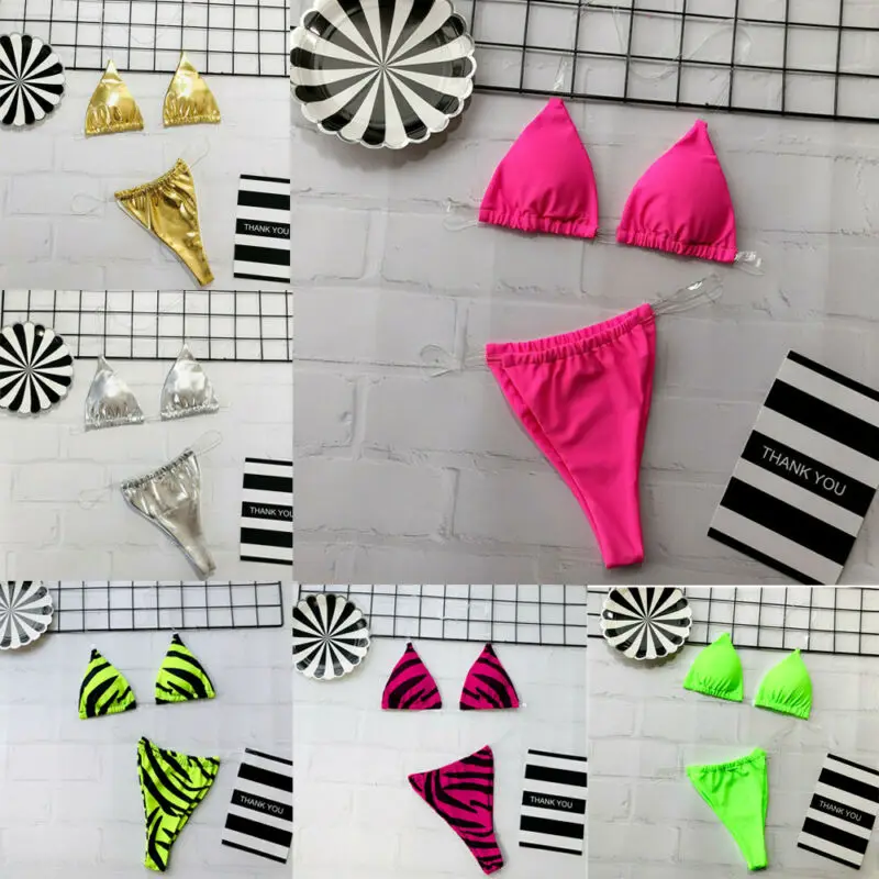 Женский бандажный купальник с чашками пуш-ап | Женская одежда