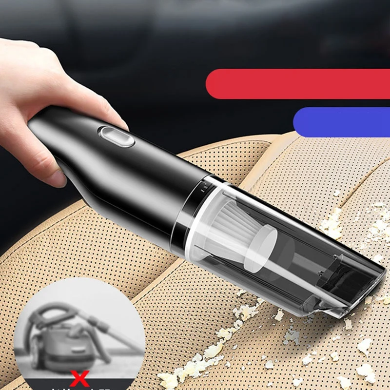 Автомобильный пылесос с HEPA-фильтром кПа портативный мини-пылесос для влажной и