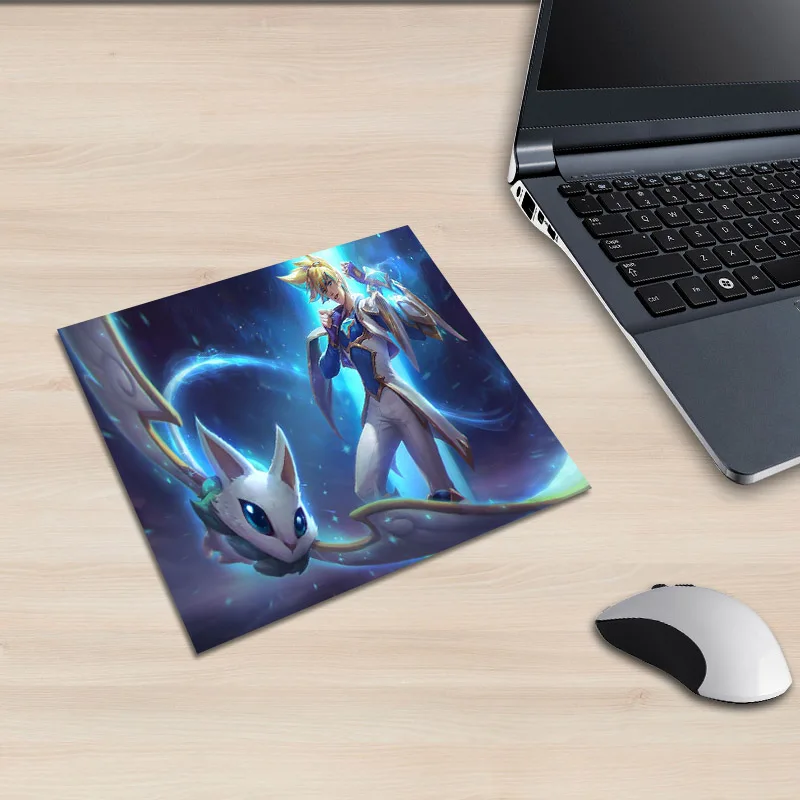 XGZ ноутбук League of Legends квадратный коврик для мыши игровой персонаж Ezreal шаблон коврик для ПК Riven Yasuo Duel резиновый противоскользящий Универсальный - Цвет: 220X180X2MM