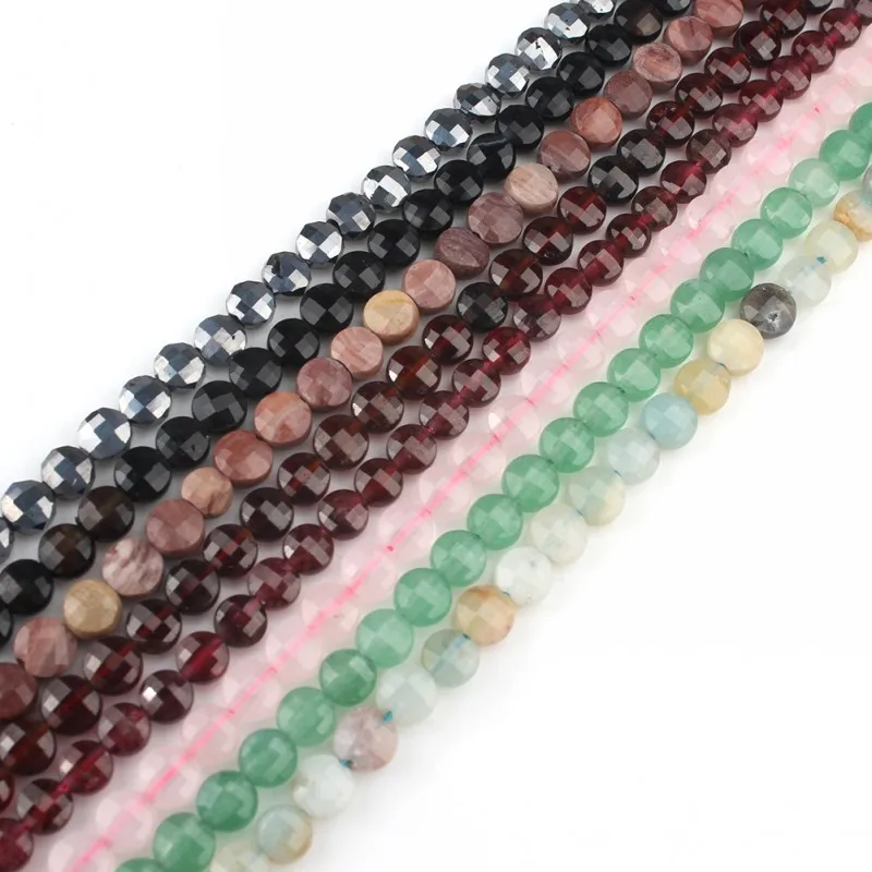 4*4 мм натуральный граненый Амазонит розовый КВАРЦЕВЫЙ гранат черные Агаты