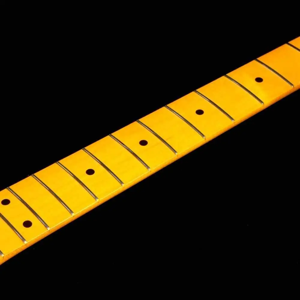 glanz 22 st elektrische gitarre neck griff ahorn griffbrett st strat stratocaste mit zurück mittellinie st gitarre hals free global shipping