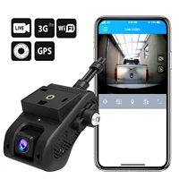 jimi jc200 3g dual lens dash cam live stream video car dvr with 1080p wifi sos remote monitoring by app pc map camera with gps