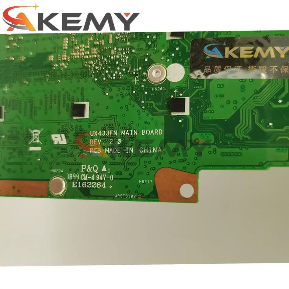 ux433fa motherboard for asus ux433fn ux433fa ux433f ux433 laptop mainboard ux433fa mainboard tested w i5 8265u 8gb ram free global shipping