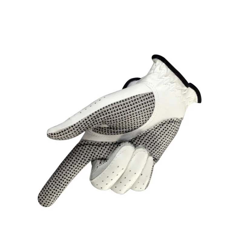 

1pcs Golf Gloves Men's Left Right Hand Soft Breathable Pure Sheepskin With Anti-slip Granules Golf Gloves Golf Accessories