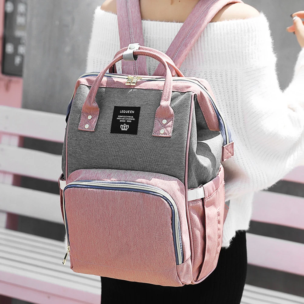 

Mommy Diaper Bag Large Capacity Designer Nursing Bag Baby Nappy Bag Baby Care Bag for Mother Kid Fashion Travel Backpack