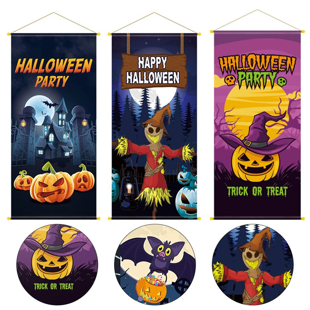 Тематический Садовый флаг на Хэллоуин баннер декор для праздника двора вечерние