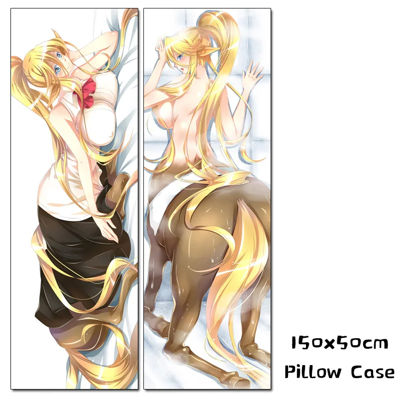 Аниме монстр мусумме не Iru Nichijou Centorea Miia Dakimakura обнимающая Подушка Чехол 150 см
