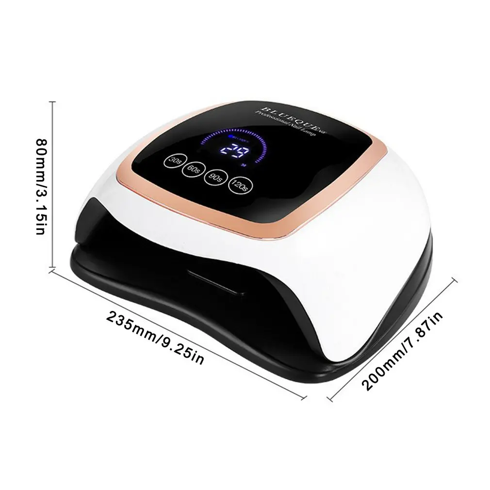 

V3 168w Uv Led Lamp For 120w Nail Dryer 78 Manicure Nail Lamp 4 Mode With Motion Sensor Lcd Display Curing Uv Gel Nail Polish