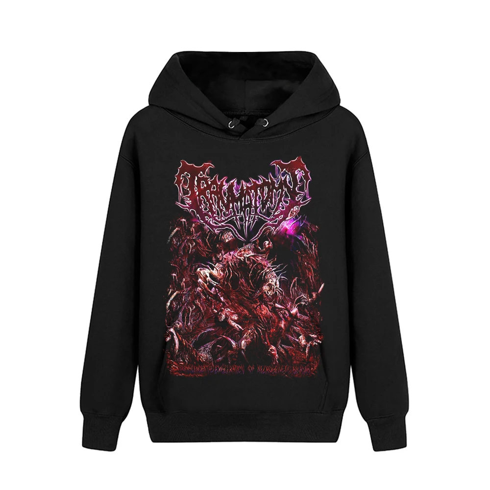 6 designs Bigfoot Traumatomy Rock Hoodies jacket Black Sweatshirt fleece pollover hoodie sudadera Brutal Death Metal Outerwear