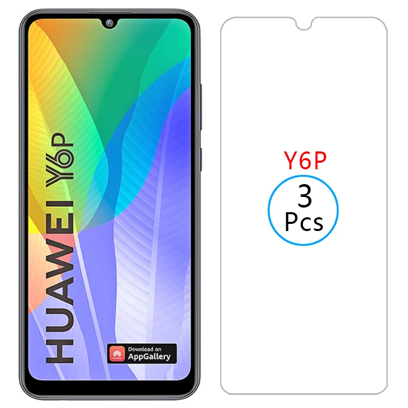 

protective tempered glass for huawei y6p screen protector on huaweiy6p y 6p y6 p yp6 6yp safety film huawey huawe huwei hawei 9h