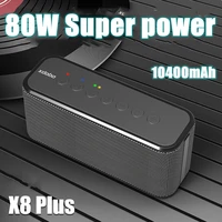 xdobo x8 plus wireless caixa de som bluetooth speaker portable high power80w column subwoofer for mobile phone charging boom box
